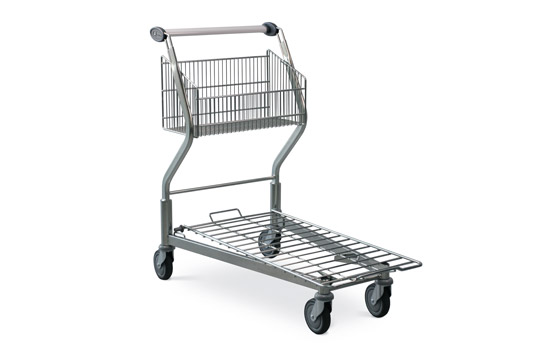 Shopping trolley type SB 40 with extended loading area